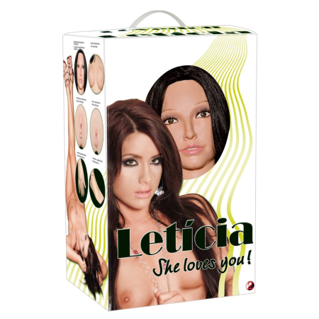 You2Toys Leticia Life-Size Intimate Companion with Removable Core, Black Hair