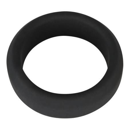 Black Velvets Silicone Ring 3.8 cm Soft Touch Flexible Black
