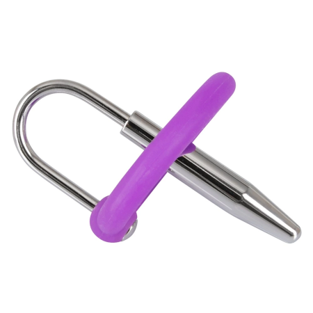 You2Toys Intimate Silicone Ring & Metal Dilator System, Adjustable, Purple