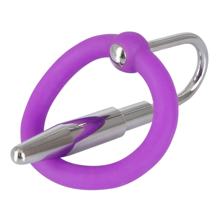 You2Toys Intimate Silicone Ring & Metal Dilator System, Adjustable, Purple