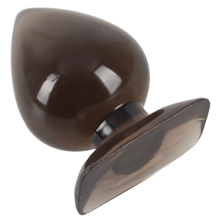 You2Toys Anal Drops Big Plug Black/Transparent 13 cm PVC Ergonomic Design