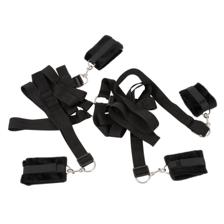 Bad Kitty Adjustable 5-Piece Bed Restraint System, Universal Fit