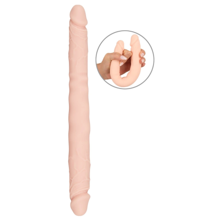 You2Toys Flexible Silicone Double-Ended Model, 30.5 cm, Skin Tone