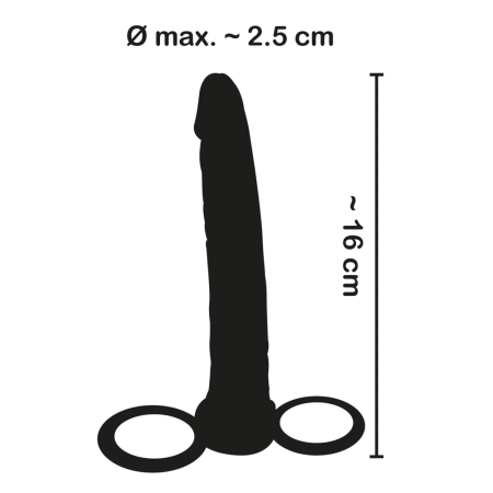 You2Toys Anal Special Black Intimate Extension System 16 cm