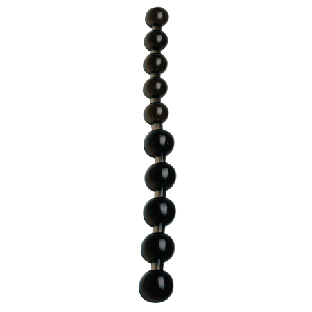 You2Toys Anal Pearls Flexible Bead System Black 27.5cm PVC