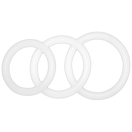 POTENZplus Silicone Support Rings Set S/M/L Transparent