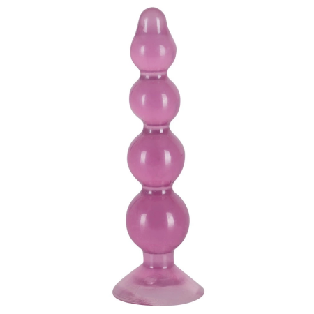 You2Toys Intimate Bead System Purple TPR 13cm with Suction Base