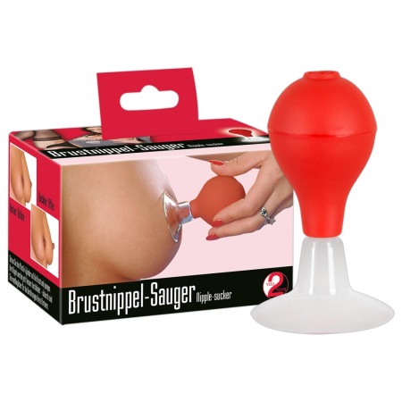 You2Toys Nipple Suction System Transparent Red 5.5cm PVC/ABS