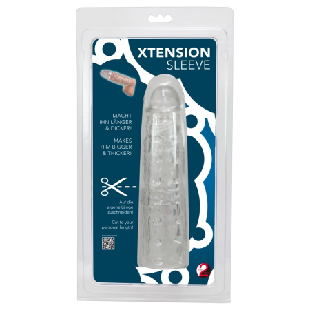 You2Toys XTension Intimate Sleeve Transparent, Adjustable 22 cm TPE