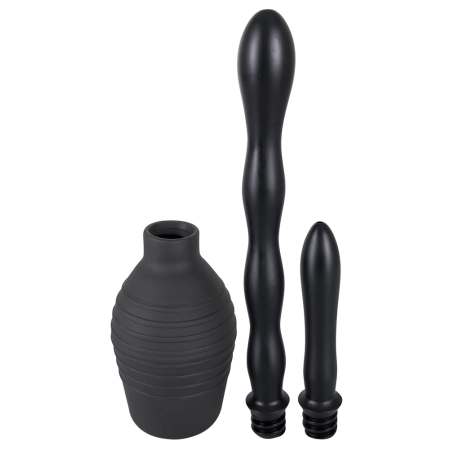 You2Toys Shower Me Intimate Hygiene Set, 300ml, Black, 2 Attachments