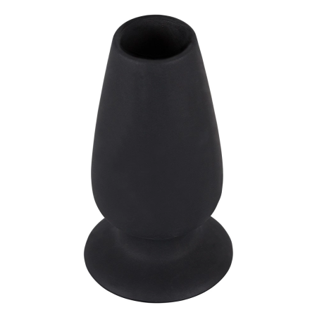 You2Toys Lust Tunnel Plug M Silicone Hollow Plug Black 10 cm