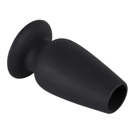 You2Toys Lust Tunnel Plug M Silicone Hollow Plug Black 10 cm