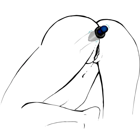 You2Toys Lust Tunnel Plug M Silicone Hollow Plug Black 10 cm