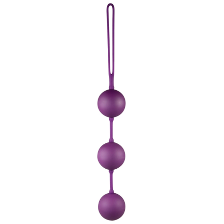 You2Toys Velvet Balls Triple Purple Silicone Trio 17cm 80g
