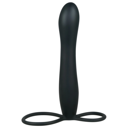 You2Toys Anal Plug Silicone Black 15 cm Dual Loop System