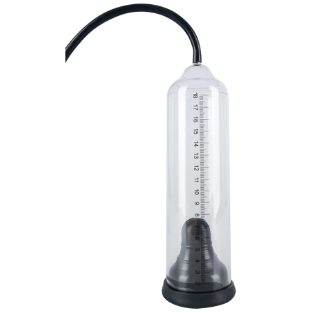 You2Toys Stiff & Strong Vacuum System 22 cm, Transparent Black