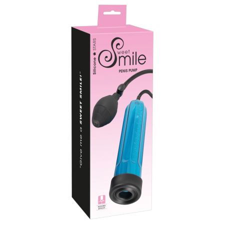 Sweet Smile Cool Blue Intimate Training Pump with Measurement Scale, 24 cm