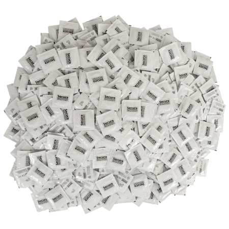 Secura Original 1000pcs Transparent Vegan Latex Safety Covers 52mm