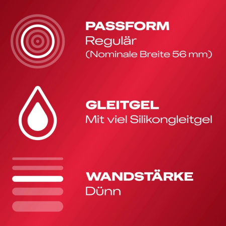 Durex Gefuhl Extra Lubricated 8 pcs - Enhanced Smoothness Condoms