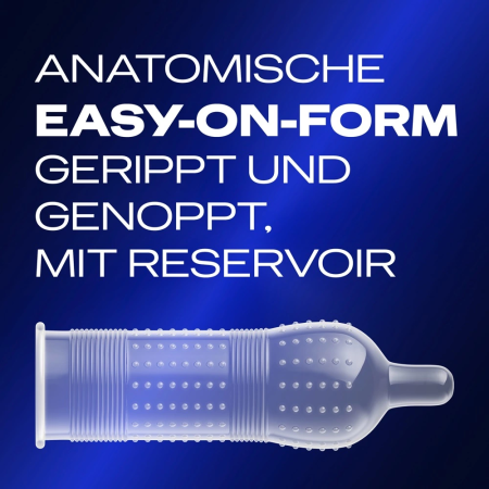 Durex Intense Orgasmic Condoms 22 pcs Mint Flavour Ribbed & Dotted 56mm