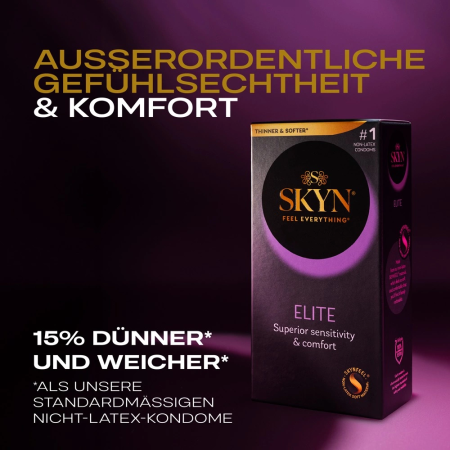 Manix SKYN Elite 20-Pack Ultra-Thin Polyisoprene Vegan Condoms