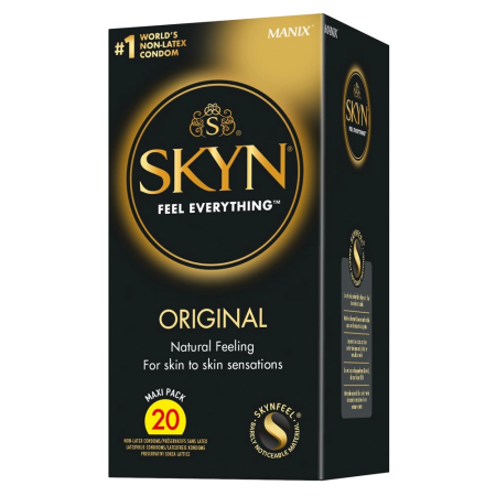 Manix SKYN Original 20pcs Polyisoprene Ultra-Thin Vegan Condoms