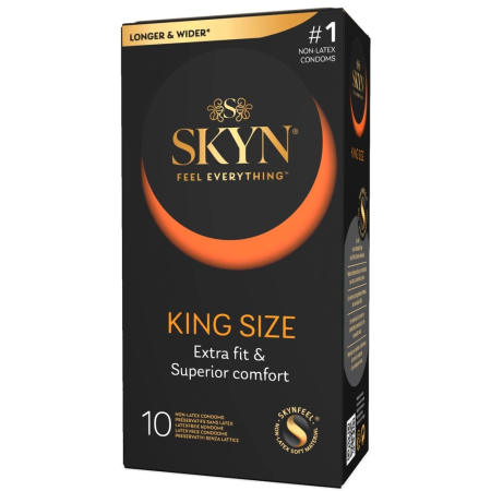 Manix SKYN King Size 10 pcs Large Polyisoprene Vegan Condoms