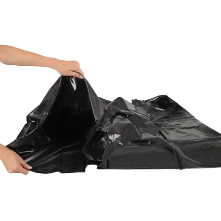 You2Toys Premium Vinyl Duvet Cover Black 135x200cm Wipeable Finish