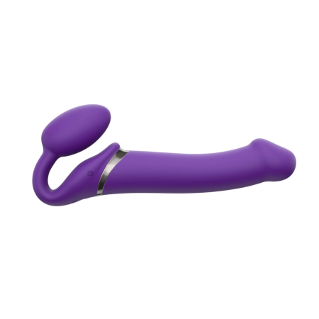 Strap-On-Me Vibrating Bendable System M Purple - 3 Motors, Remote, Silicone