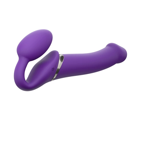 Strap-On-Me Vibrating Bendable System M Purple - 3 Motors, Remote, Silicone