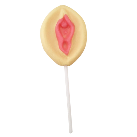 Candyprints Fun Shape Lollipop Sweet Flavour 42g Pink Gift