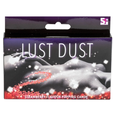 Lust Dust Strawberry Flavoured Popping Candy 2 x 16g Portions