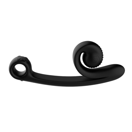 Snail Vibe Curve Black - Dual Motor Silicone Personal Massager