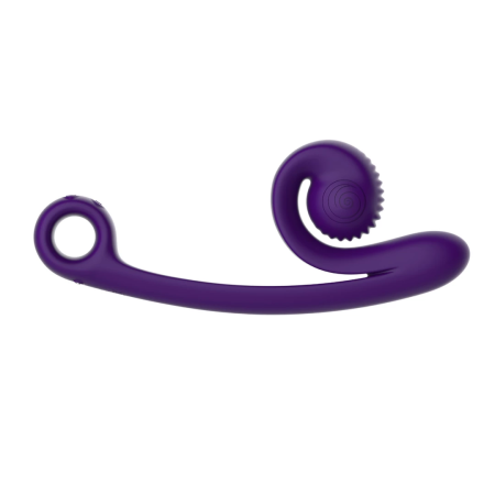 Snail Vibe Curve Dual Motor Silicone Intimate Device Purple