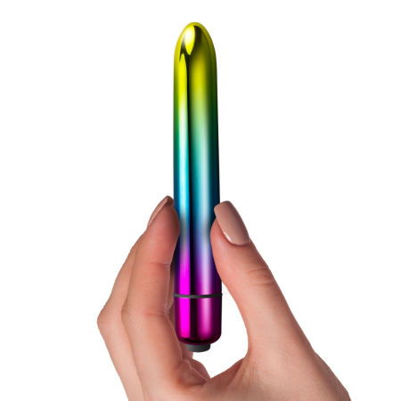 Rocks-Off Prism Metallic Rainbow Precision Vibrating Device 10 Modes