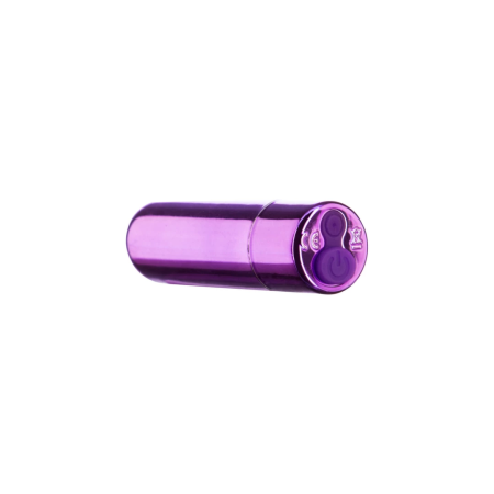 PowerBullet Mini Vibrating Massager 9 Modes USB Rechargeable Purple