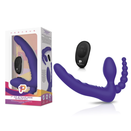 Pegasus 7” Silicone Strapless Dual-Ended System with Remote Control