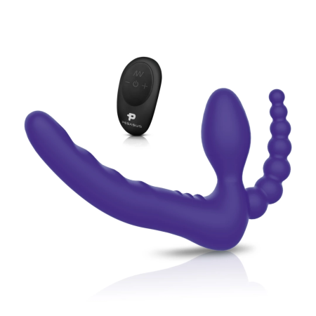 Pegasus 7” Silicone Strapless Dual-Ended System with Remote Control