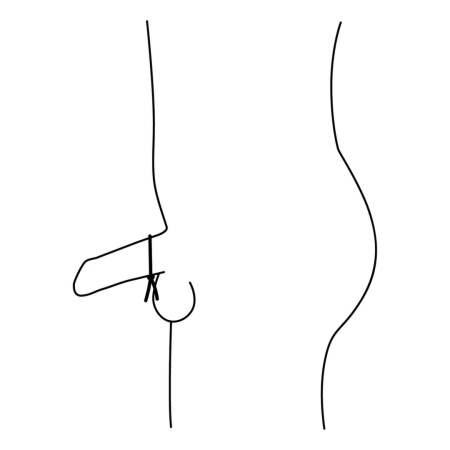 Nexus Forge Adjustable Silicone Lasso Ring Black 30 cm