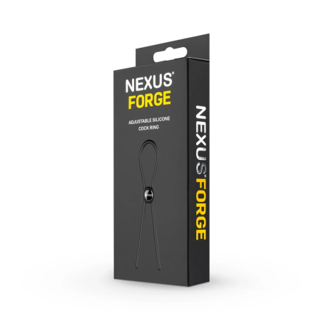 Nexus Forge Adjustable Silicone Lasso Ring Black 30 cm