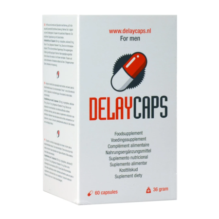 Delaycaps Natural Formula Dietary Supplement for Men 60 Capsules