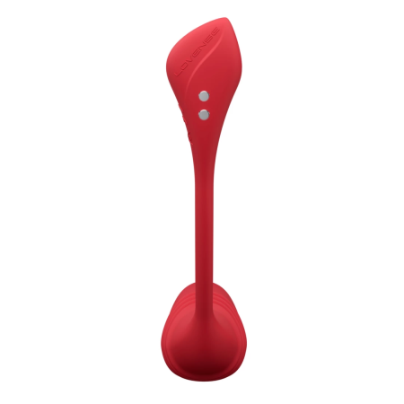 Lovense Vulse App-Controlled Thrusting Egg Vibrator, Silicone, Pink