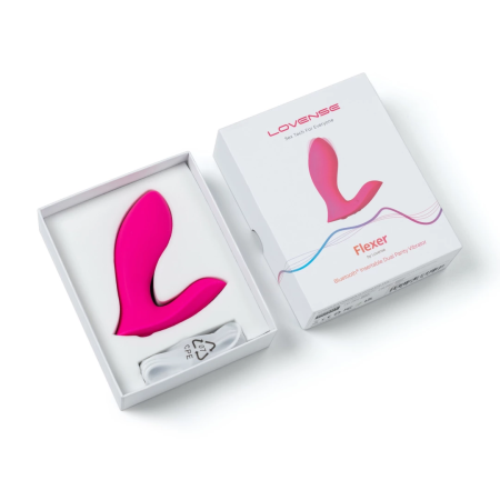 Lovense Flexer Dual-Motor Wearable App-Controlled Intimate Machine Pink