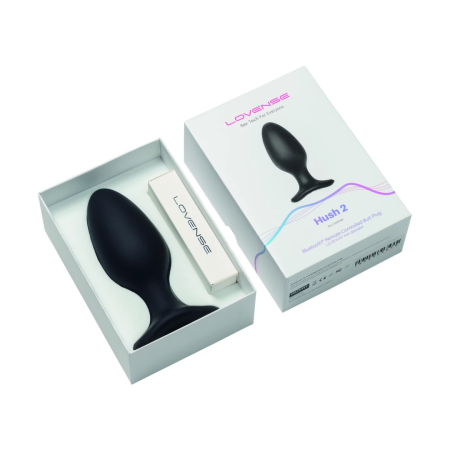 Lovense Hush 2 L Smart App-Controlled Intimate Plug 57mm Black