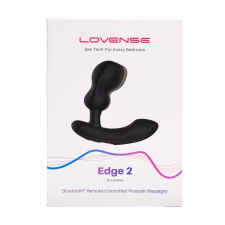 Lovense Edge 2 Bluetooth App-Controlled Intimate Wellness Device Black