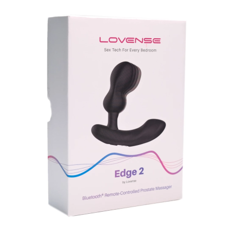 Lovense Edge 2 Bluetooth App-Controlled Intimate Wellness Device Black