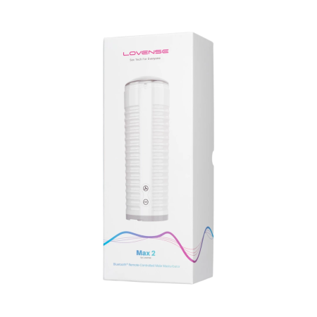 Lovense Max 2 Interactive Intimate Device with Air Pump System, White