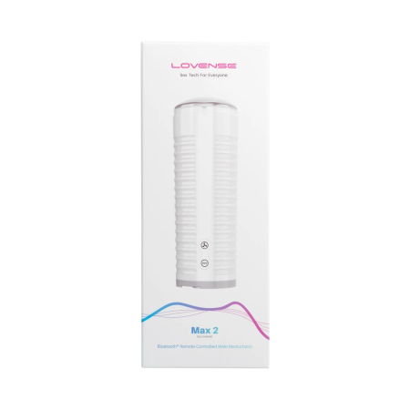 Lovense Max 2 Interactive Intimate Device with Air Pump System, White