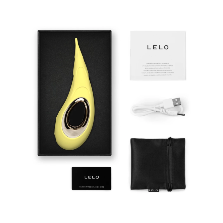 LELO Dot Cruise Precision External Massager Lemon Sorbet Yellow