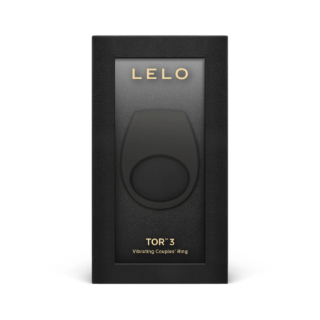 LELO Tor 3 Black - Vibrating Silicone Ring, App-Controlled, Rechargeable